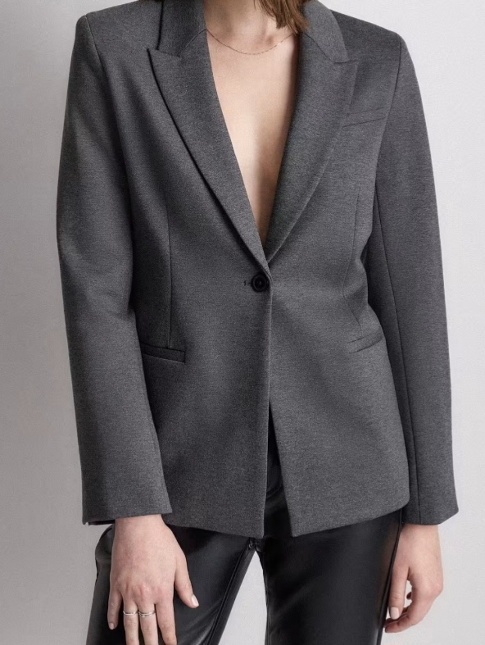 Old Navy Dark Gray Jacket Lining - Gray